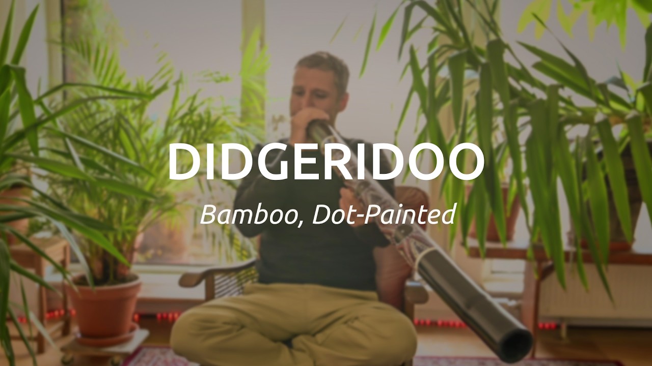 Bamboo Didgeridoo, DD1BK, played by Tayfun Schulzke - Meinl Sonic Energy