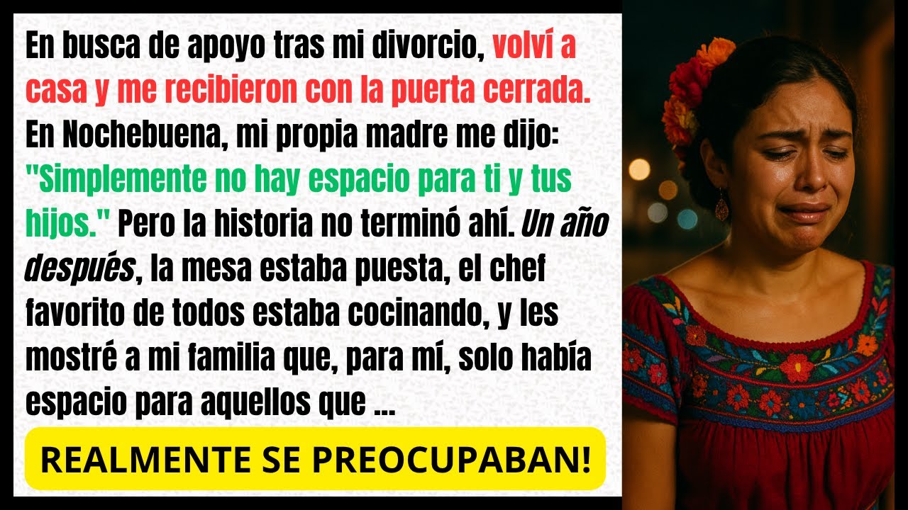Cada Navidad, mi familia decía lo mismo: simplemente no hay espacio para ti y tus hijos.
