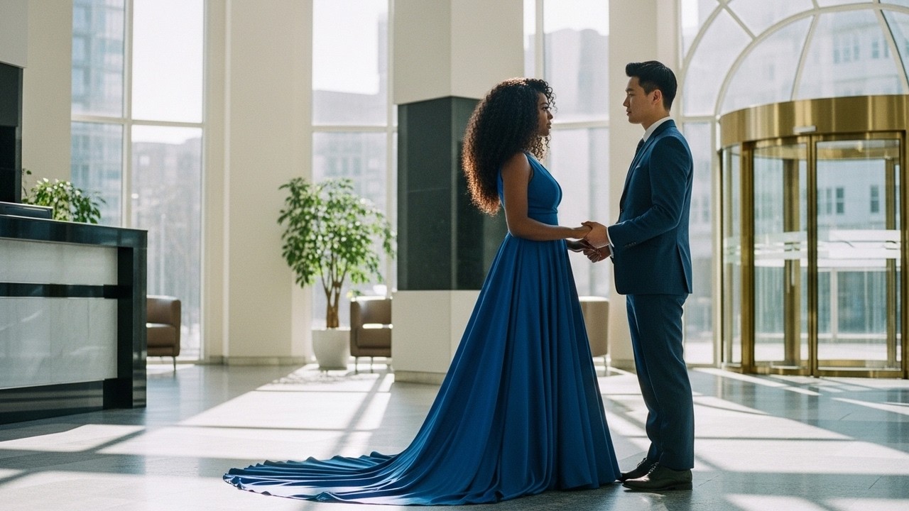 Love at First Sight 💔 The Korean Billionaire CEO Fell for His Black Secretary The First Day