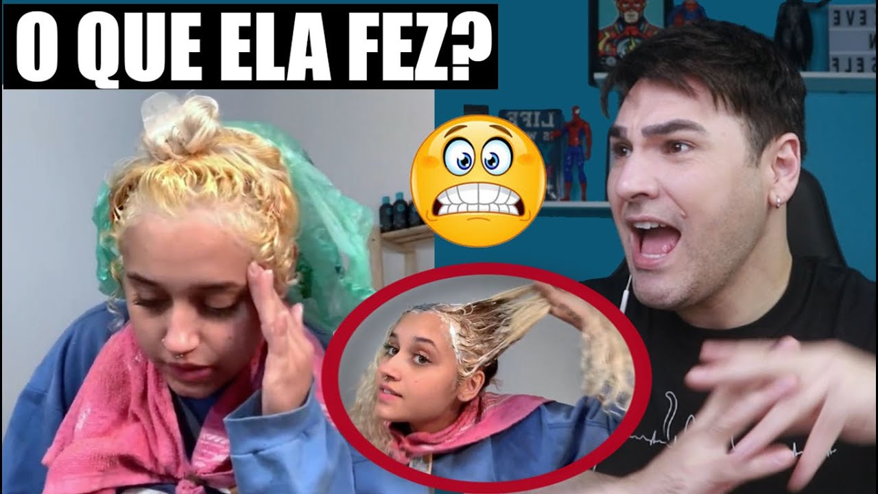 MAIS UMA CACHEADA DESCOLORINDO CABELO PLATINADO NA PROVA FINAL DA URB | QUE NOTA VOCÊ DÁ? DÓ?