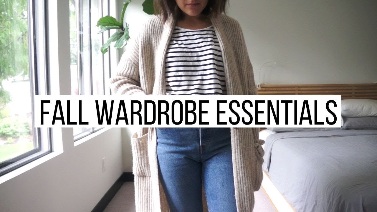 My Fall Capsule Wardrobe Essentials 2021