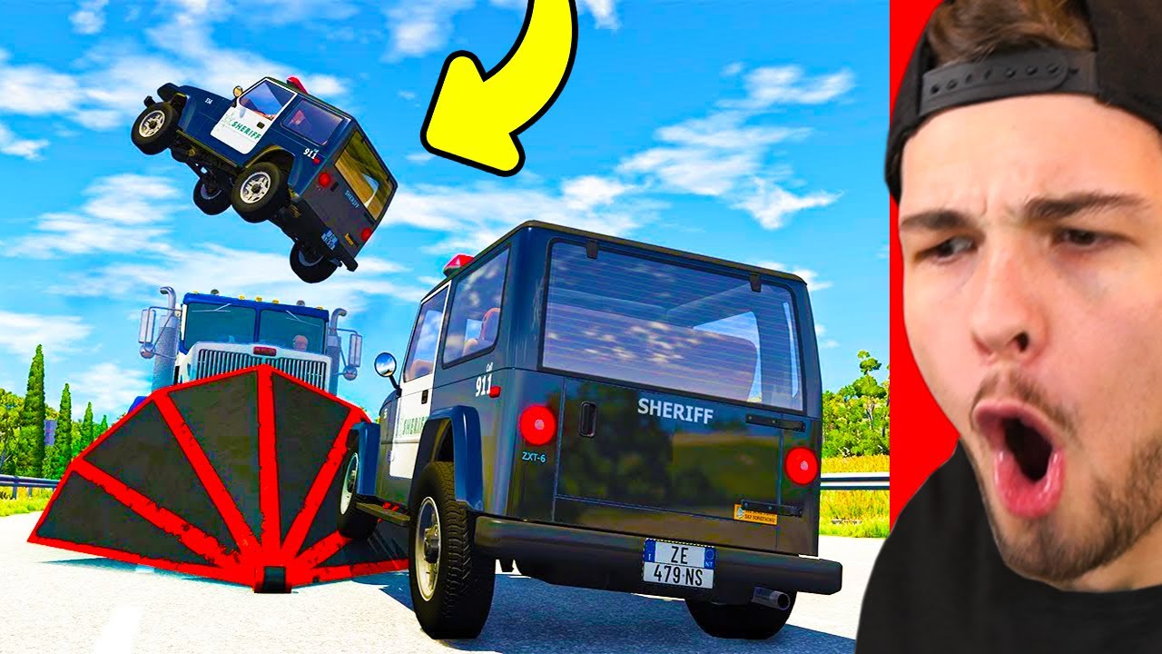 Ich VERSUCHE der POLIZEI zu ENKOMMEN?! (BeamNG)