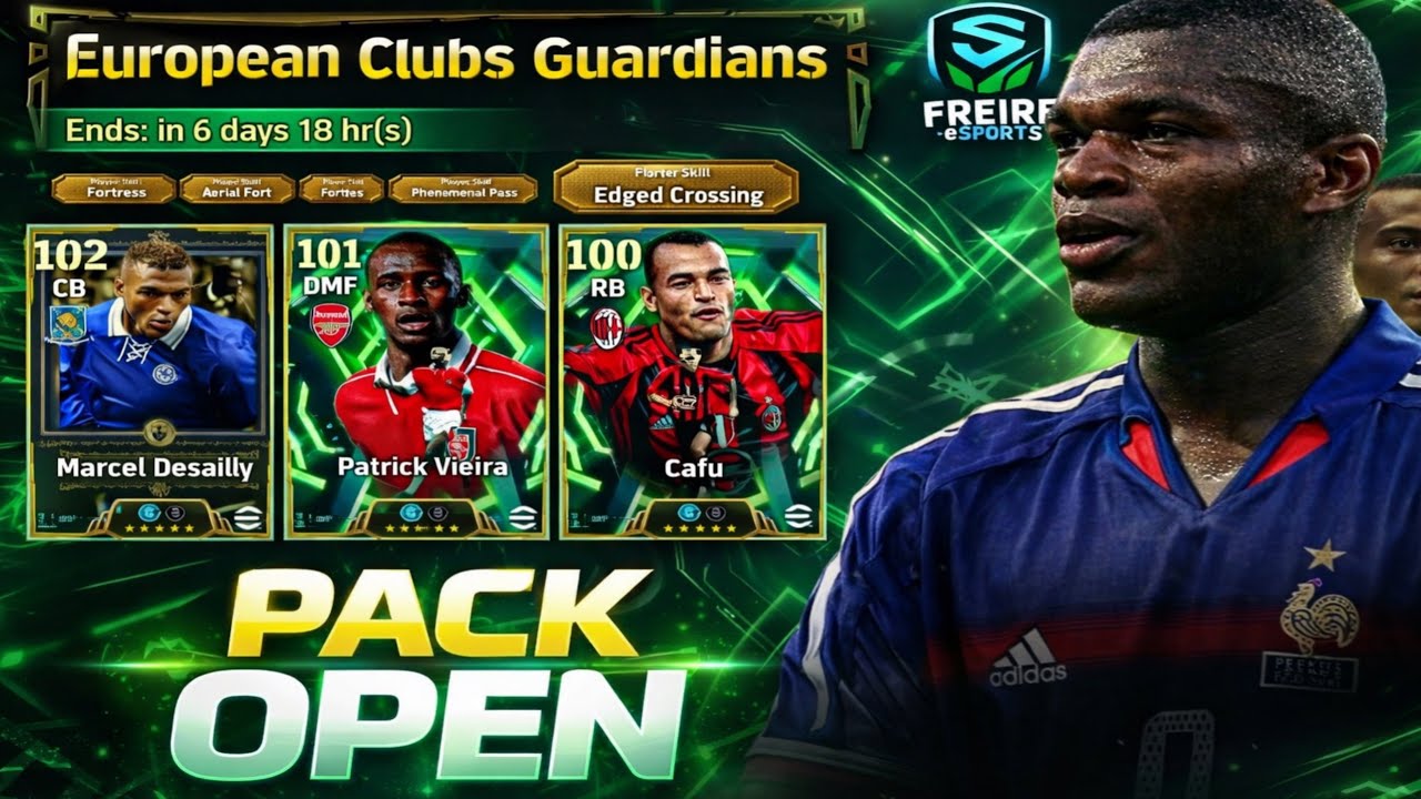 PACK OPENING BOX EUROPEAN CLUBS GUARDIANS NO EFOOTBALL 26 MOBILE 