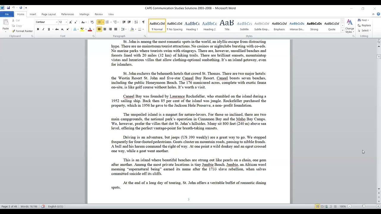 CAPE COMMUNICATION STUDIES PAPER 2 2024