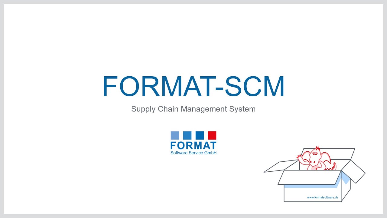 FORMAT-SCM: Ihre Softwarel&ouml;sung f&uuml;r mehr Transparenz