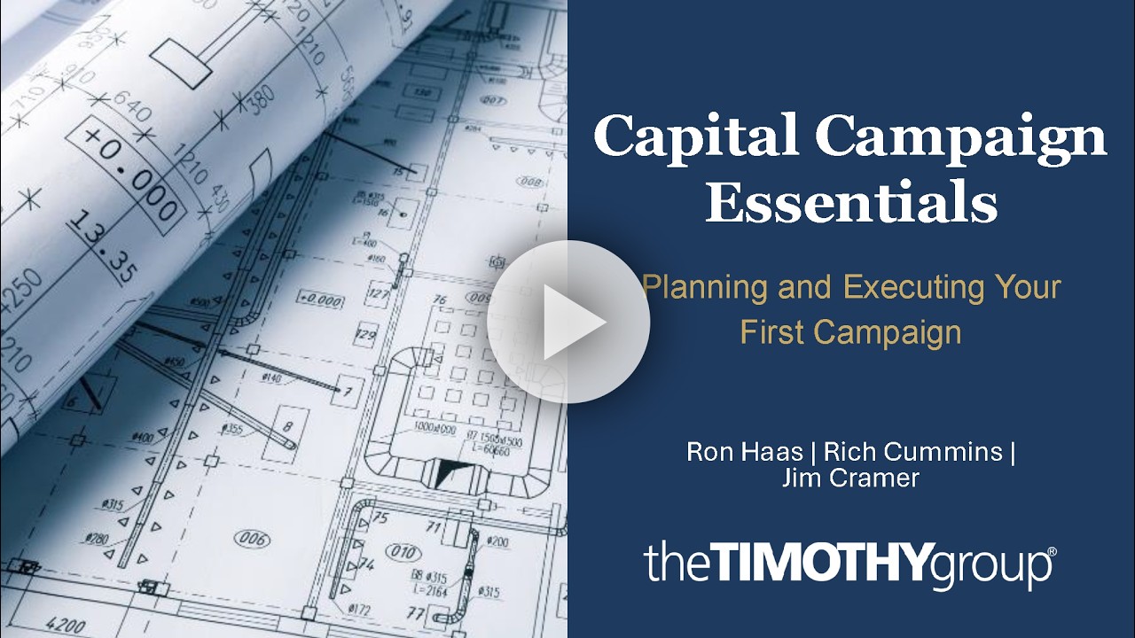 Capital Campaign Essentials: Planning and Executing Your First Campaign