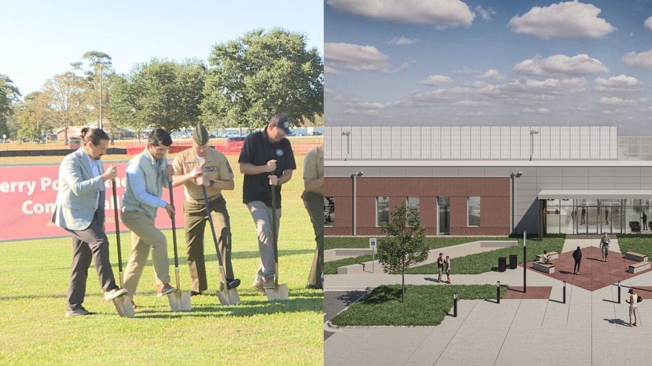 MCAS Cherry Point groundbreaking for new fitness center