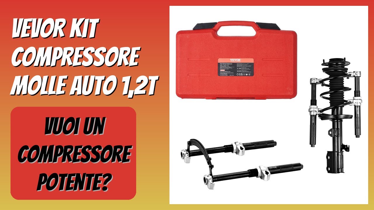 RECENSIONE (2026) : VEVOR Kit Compressore Molle Auto 1,2T. DETTAGLI