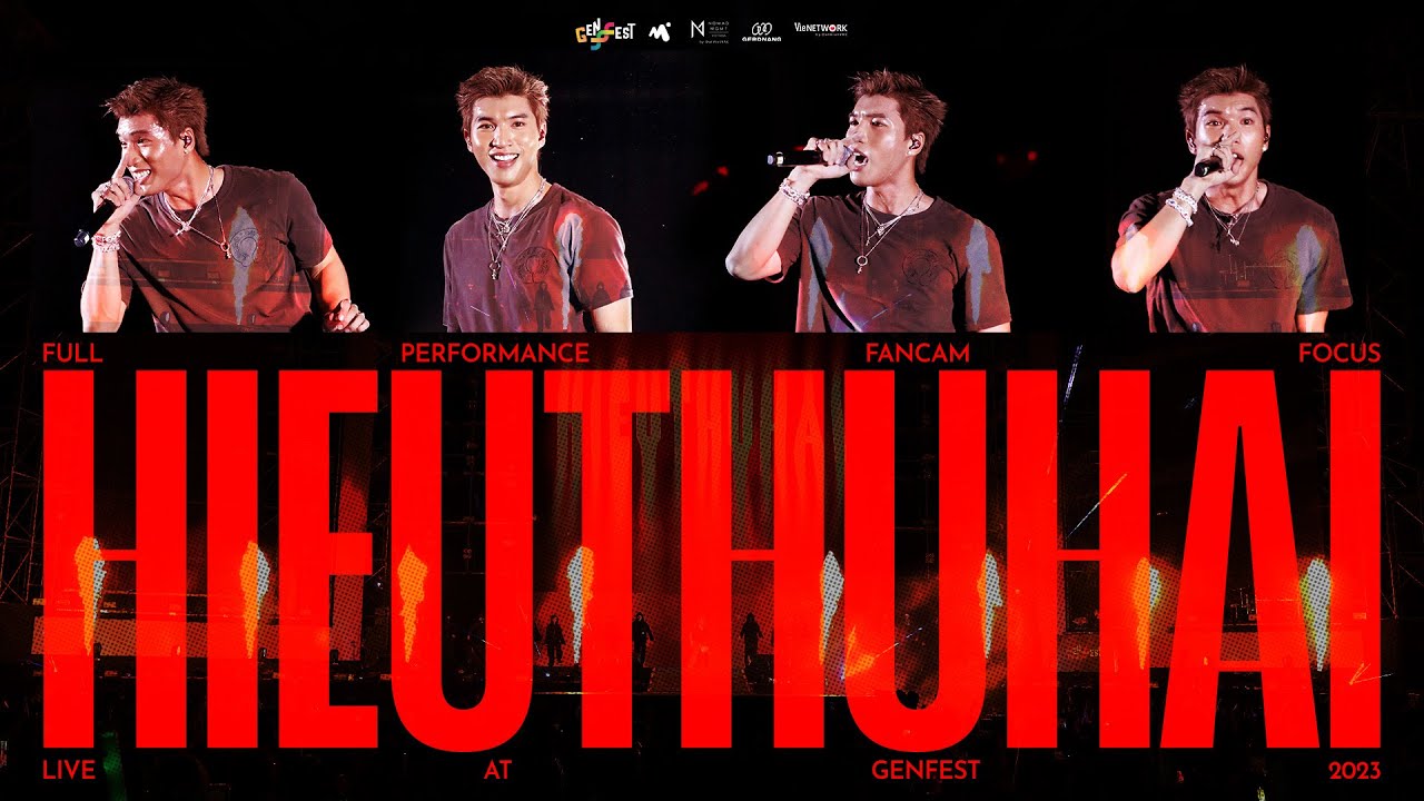 HIEUTHUHAI - Live at GENfest 23 | Full Set Fancam