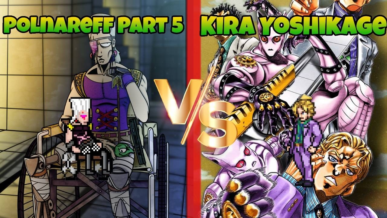 Jump Force MUGEN Polnareff Part 5 vs Kira Yoshikage