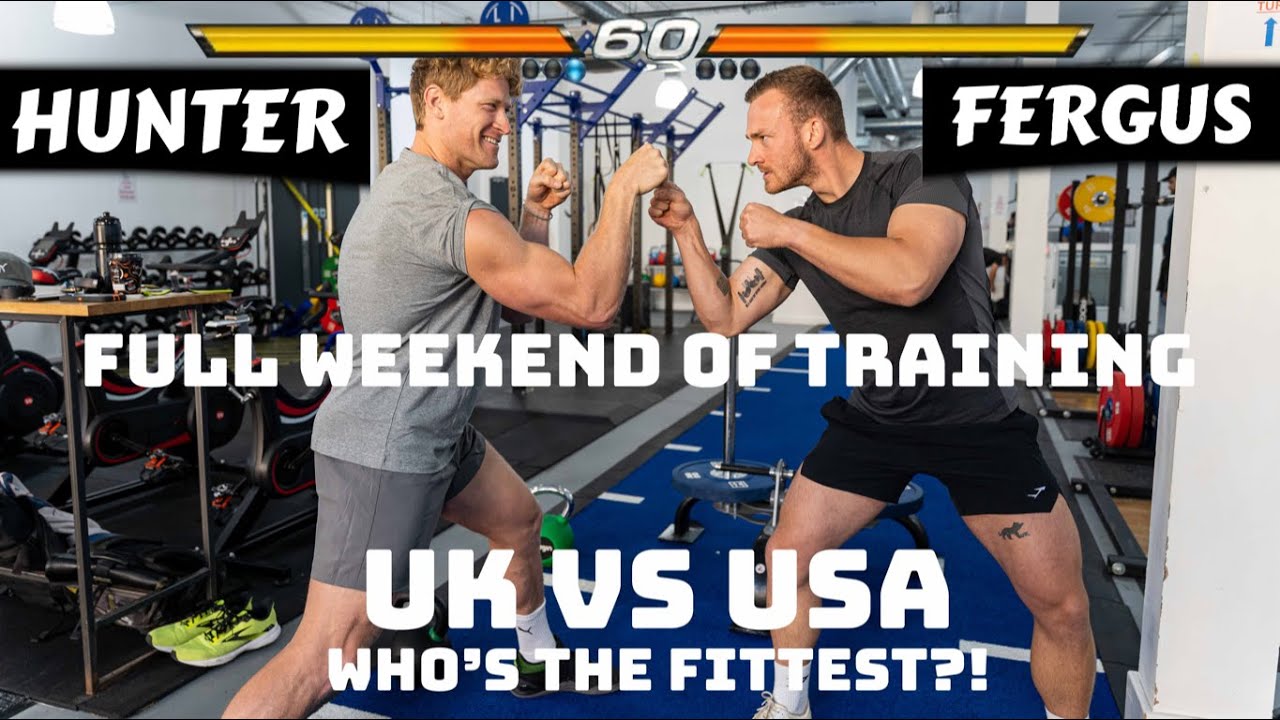 HUGE WEEKEND OF TRAINING | Hunter McIntyre v Fergus Crawley | Gym, Track, Triathlon.