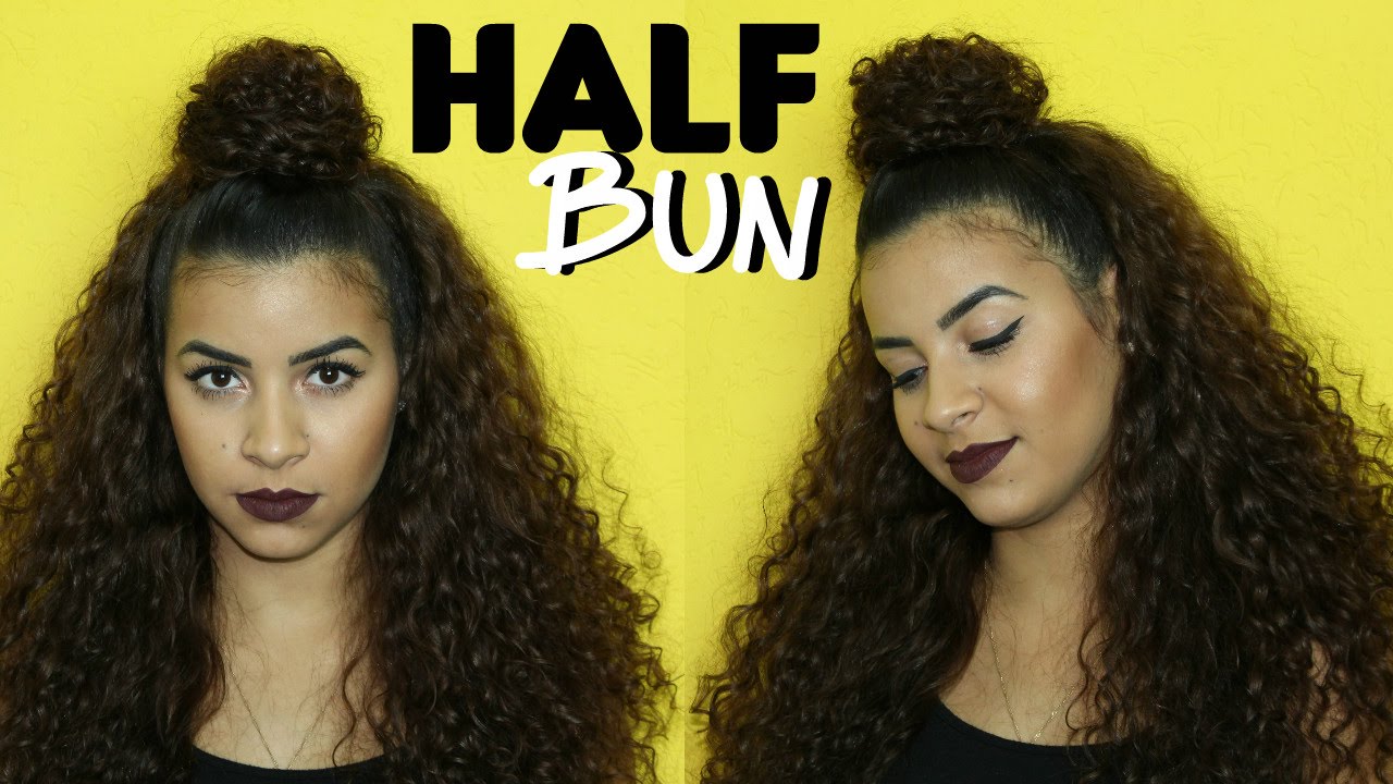 Penteado: HALF BUN #VaiQVaiPraLista