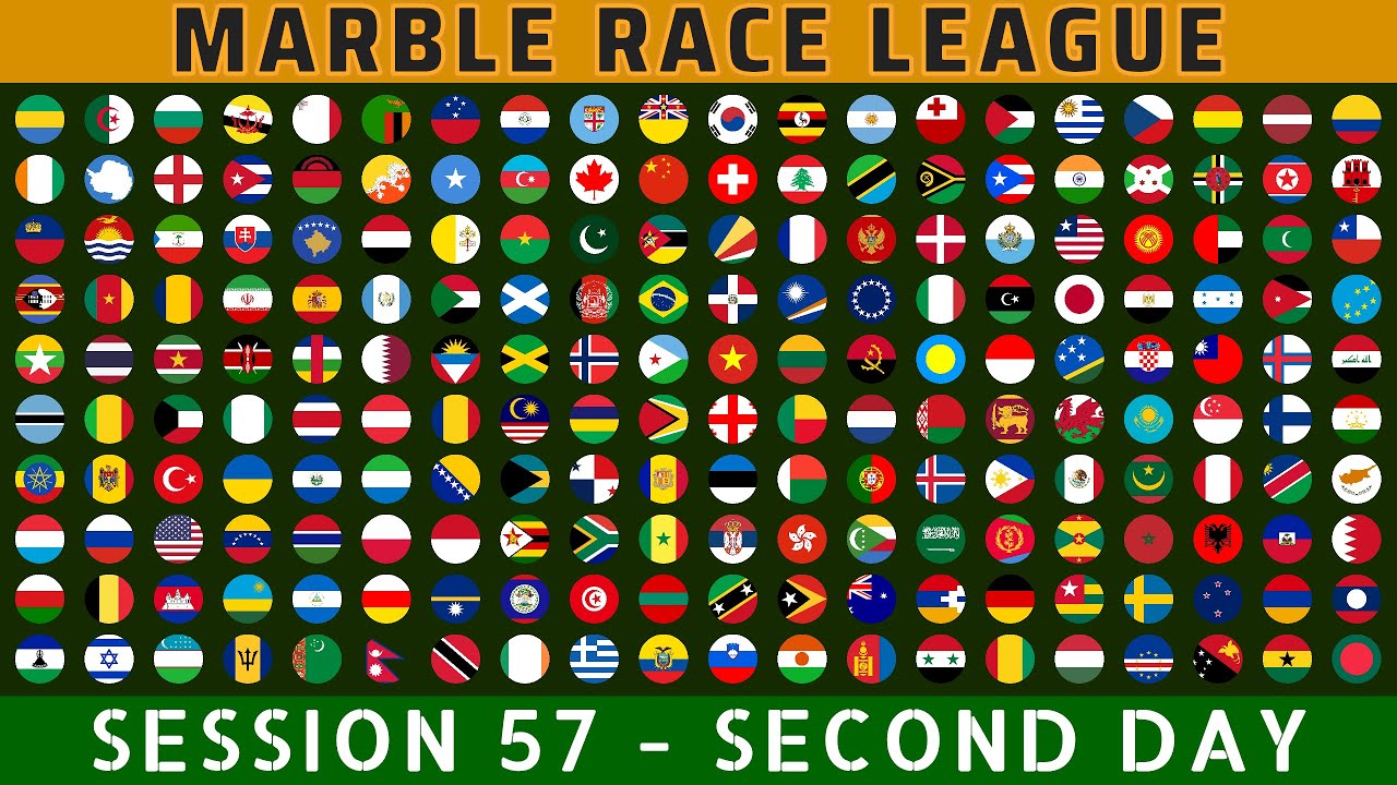 Marble Race League Session 57 Second Day ~ 200 Countries