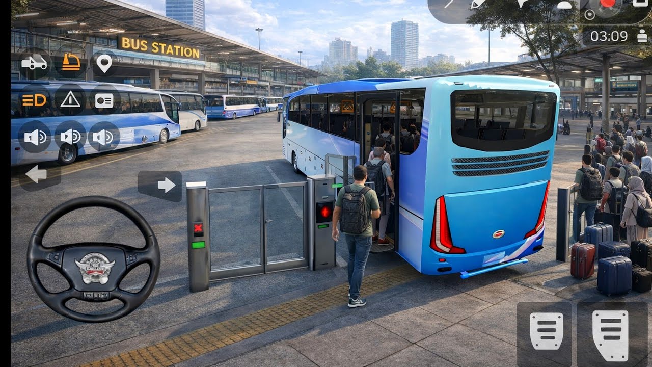Bus 🚌 Simulator Indonesia | Family Trip To Park | Mobile Gameplay 📱 