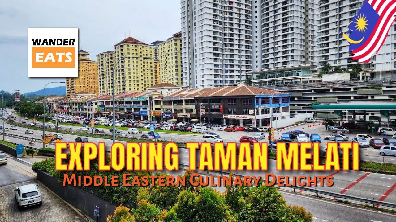 Vlog: TAMAN MELATI Walk from KL East Mall plus Middle Eastern Lunch