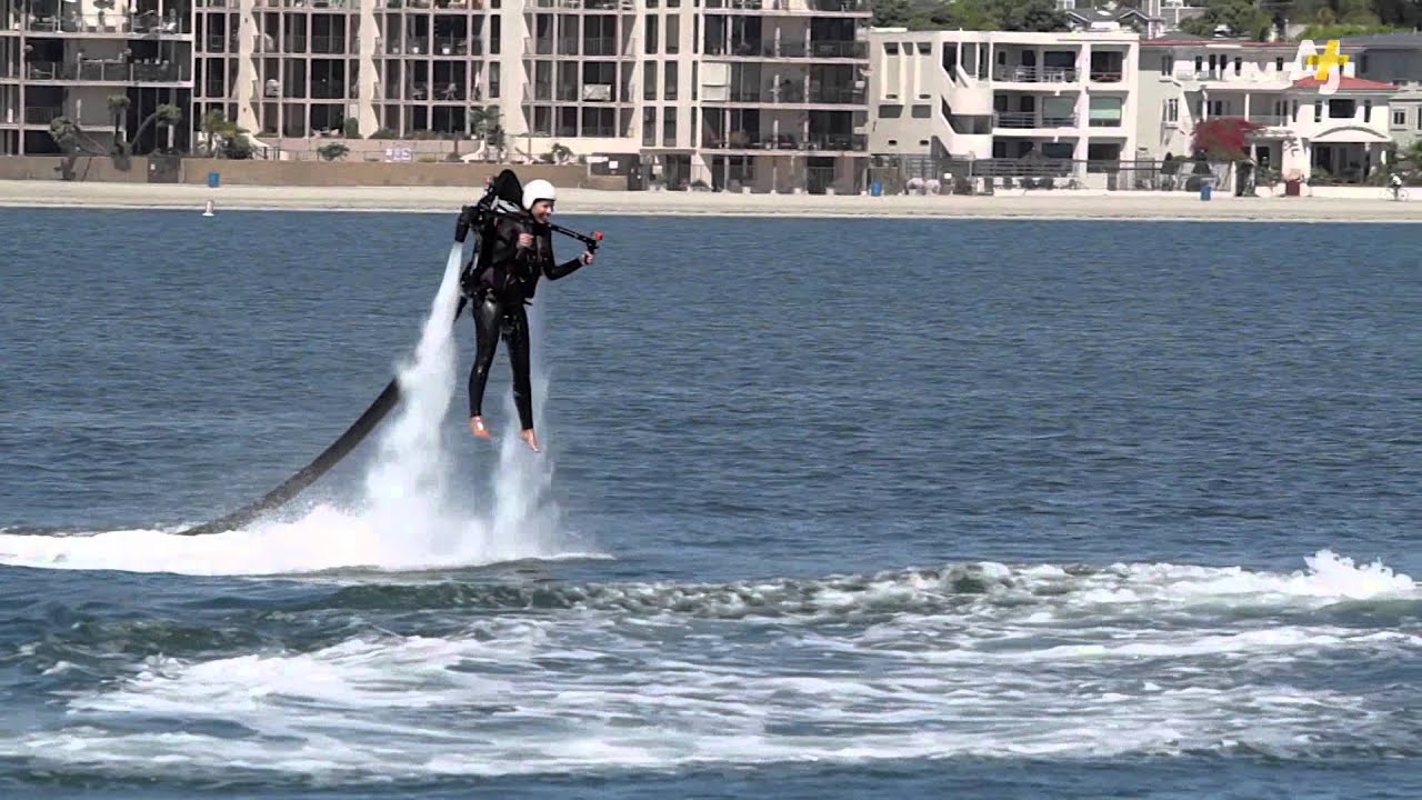 Flying With A Water-Powered Jet Pack