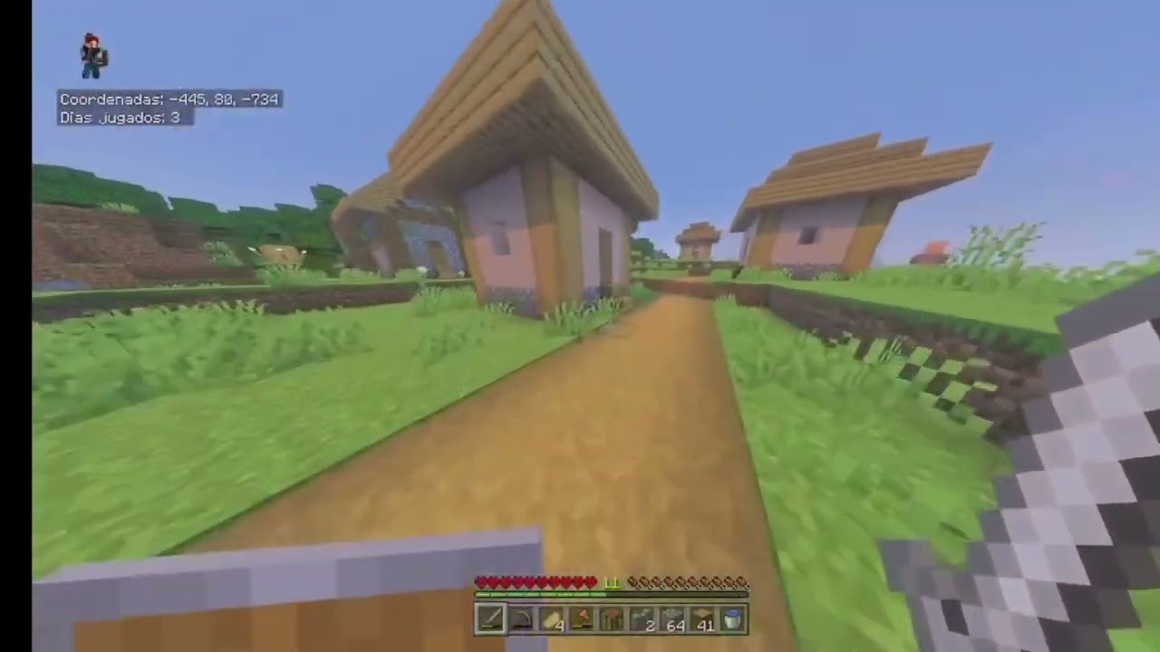 Otra aldea cerquita. MINECRAFT BEDROCK EXTREMO SG, CAPÍTULO 1. 2/3. #minecraft #bedrock 