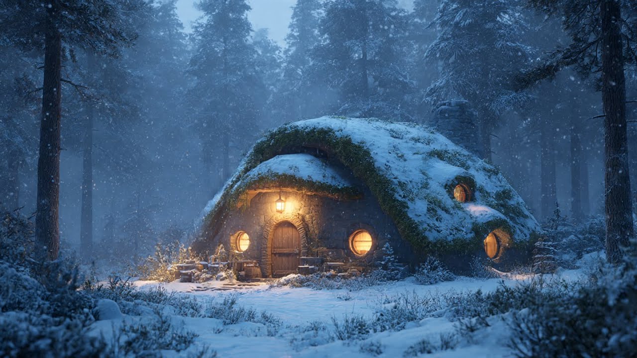 ❄️Frostveil Cottage | Celtic Winter Music for Deep Sleep & Quiet Focus