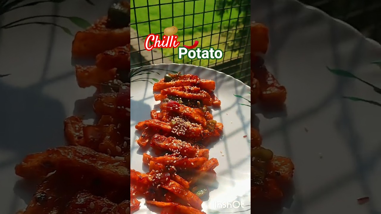 street style chilli 🌶️ potato 🍟