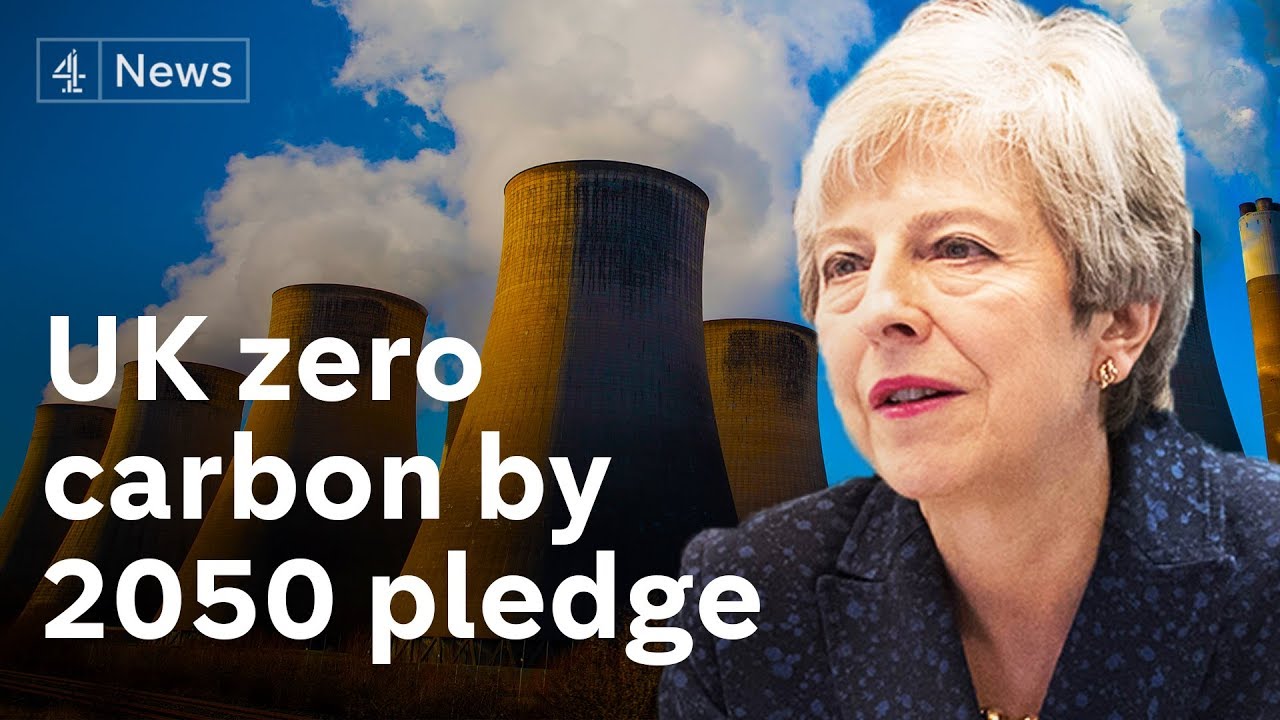 Climate crisis: UK 'first major economy' to commit to zero emissions by 2050