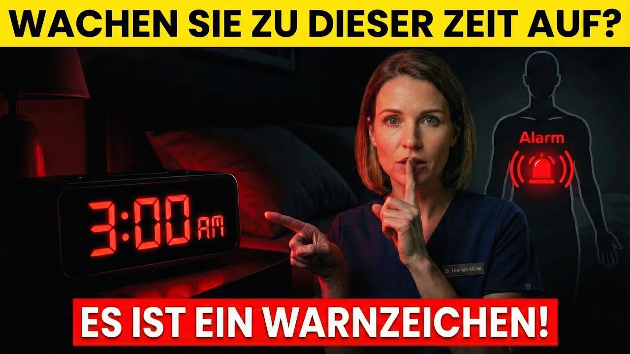 Senioren 65+: Wenn Sie um 3 Uhr morgens aufwachen, schreit Ihr Körper diese Warnung