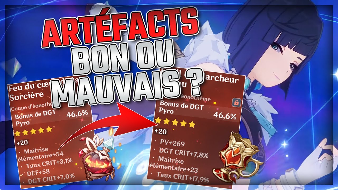 Comment savoir si ton ARTÉFACT est BON ou MAUVAIS ?! | Quand FARM ? Substat & Procs | Genshin Impact