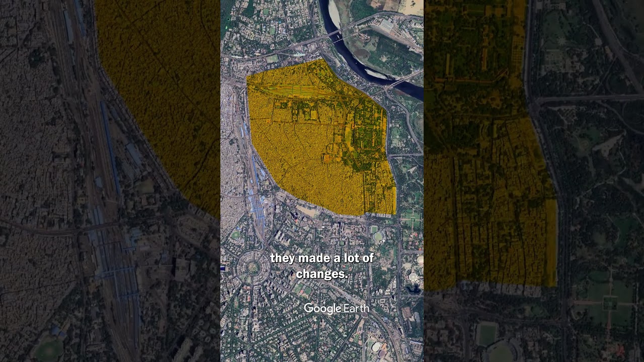 The planning of Old Delhi