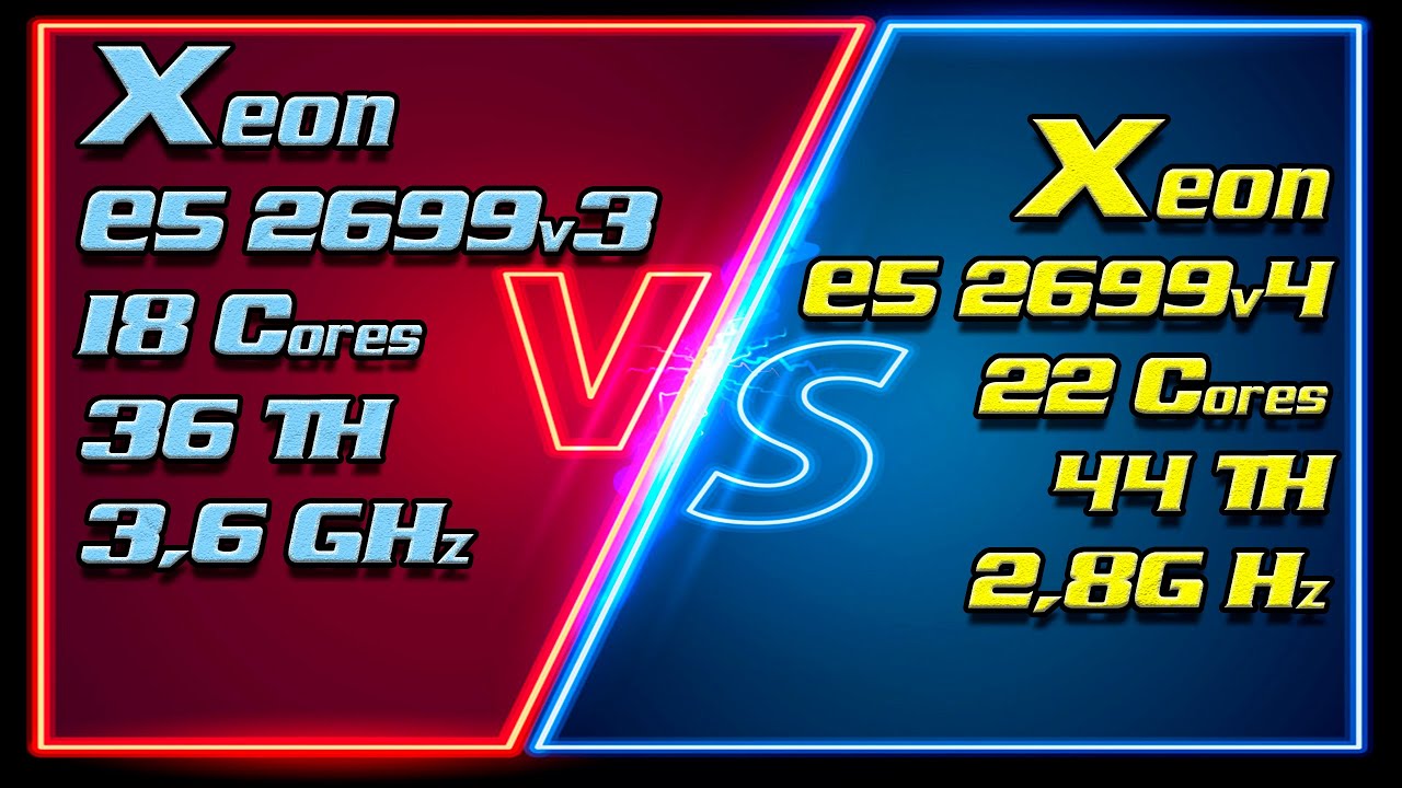 Xeon E5 2699v3 (3600MHz) vs Xeon E5 2699v4 (2800MHz). Unlock Turbo Boost + Undervolting