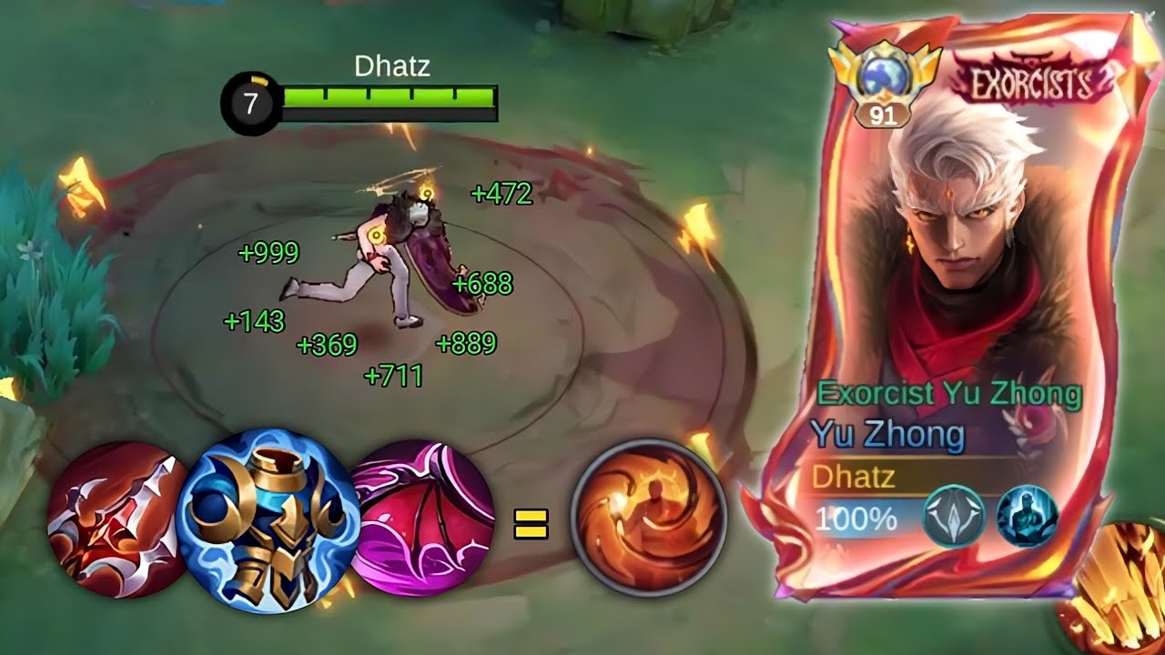 REASON WHY YU ZHONG CAN SUSTAIN BETTER USING THIS SPELL VAMP BUILD! - MLBB