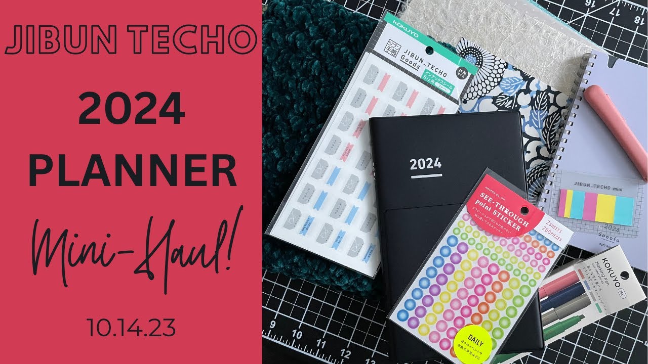 2024 Planner Mini-Haul! | 10.14.23 | Jibun Techo | Functional Planning | Architect Destiny