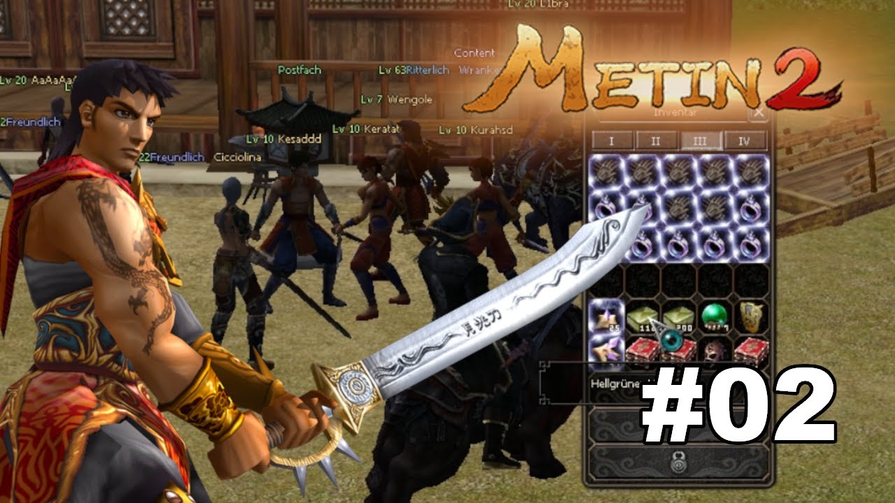 Metin2 Tempest wir switchen EQ für Grotte 2 mit Mento & Heili ✅ #02