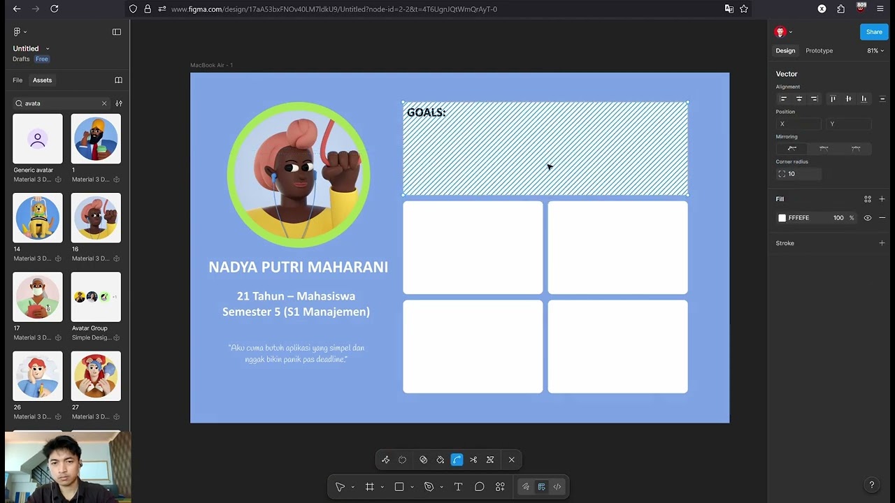 Membuat User Persona Menggunakan FIGMA #UI/UX
