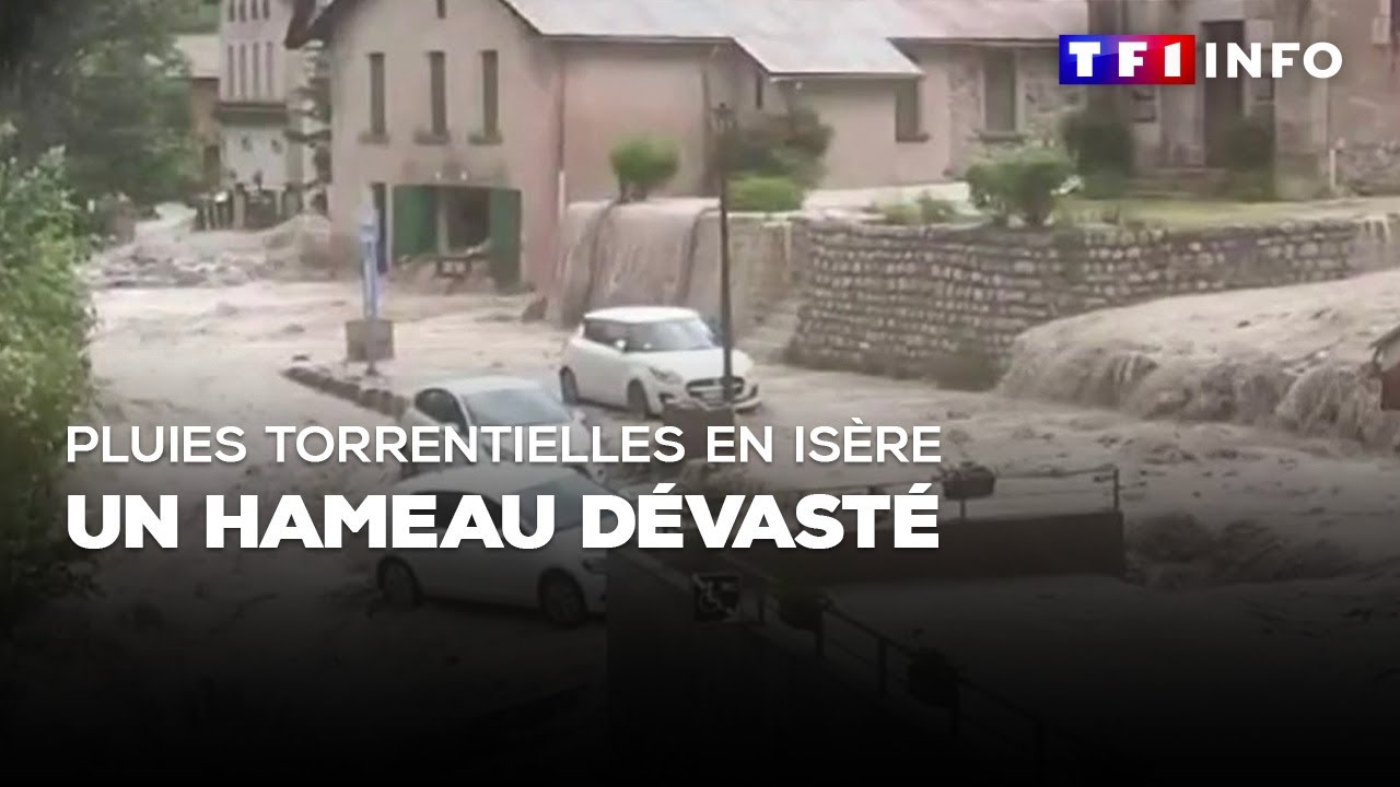 Pluies torrentielles en Isère : un hameau dévasté