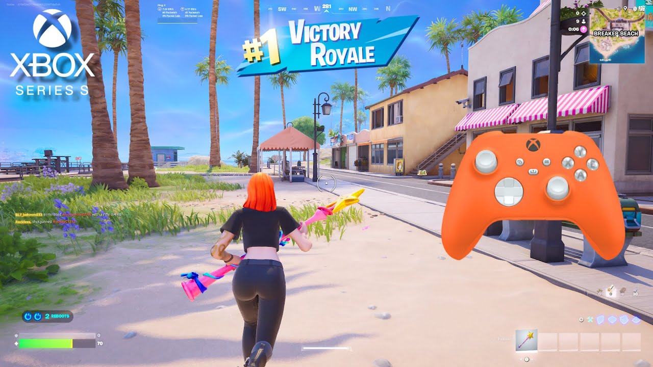 Fortnite Reload Xbox Series S Controller Gameplay (4K)