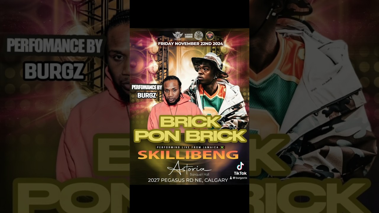 Brick Pon Brick Calgary Skillibeng Burgz 🇨🇦 #burgz #skillibeng #calgary #canada #jamaica #fyp #4u
