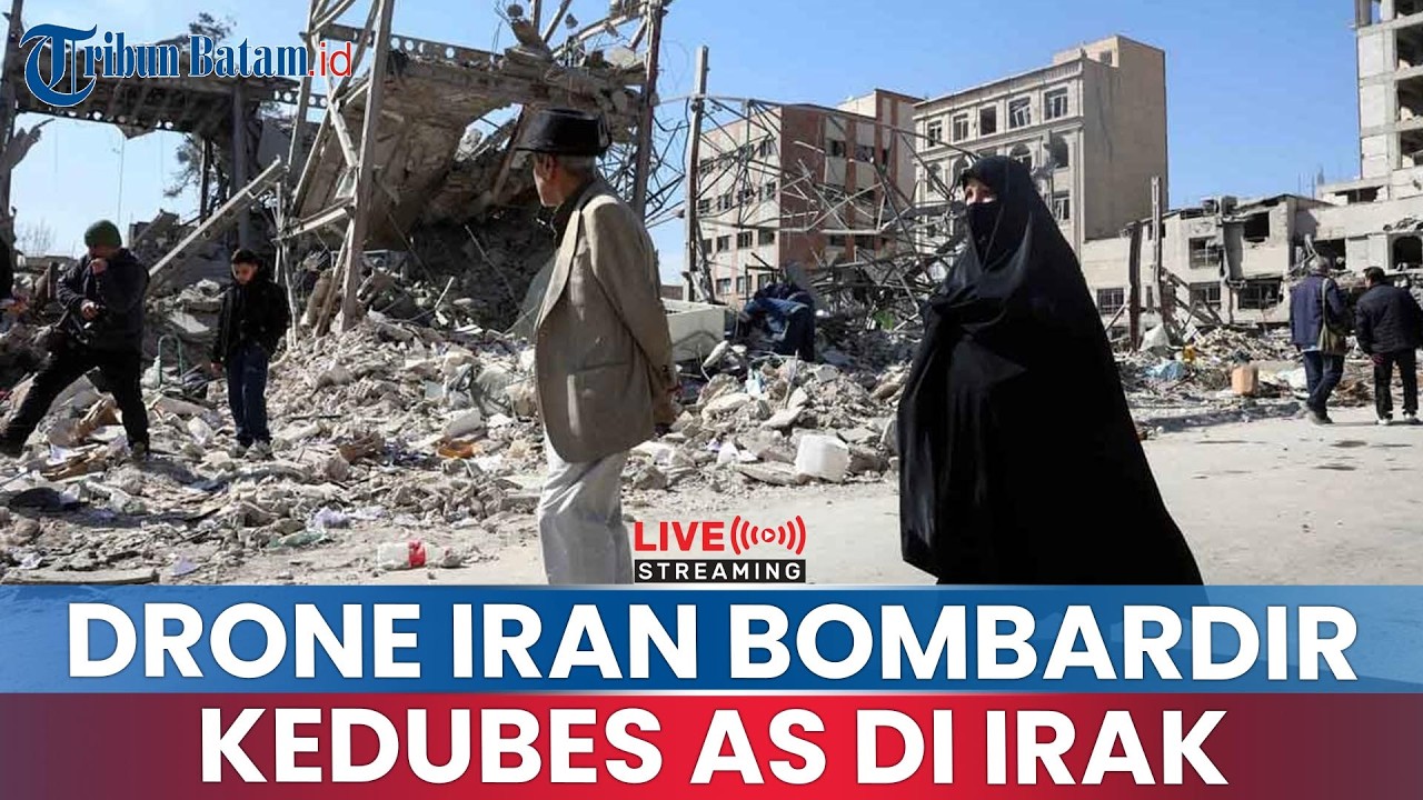 🔵DRONE IRAN BOMBARDIR KEDUBES AS DI IRAK, RADAR DAN SISTEM SATELIT JADI SASARAN UTAMA