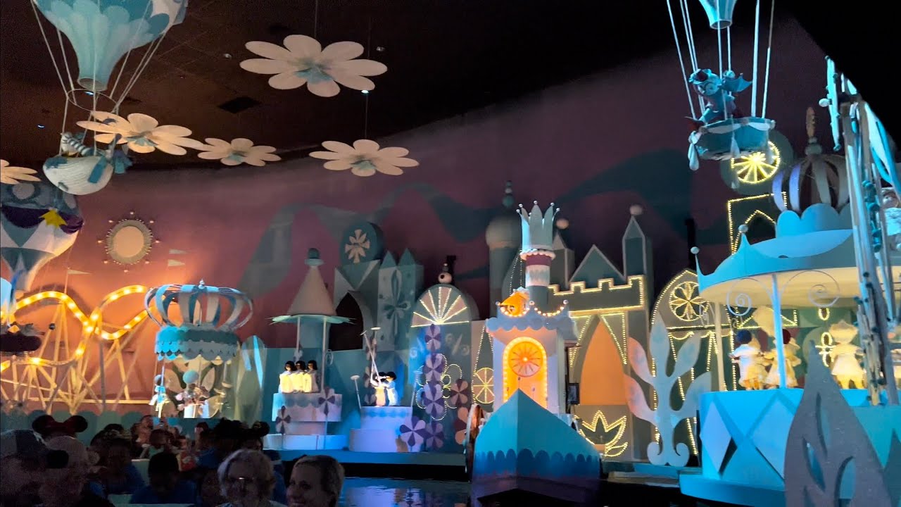 “it’s a small world” Backwards view Magic Kingdom Full ride