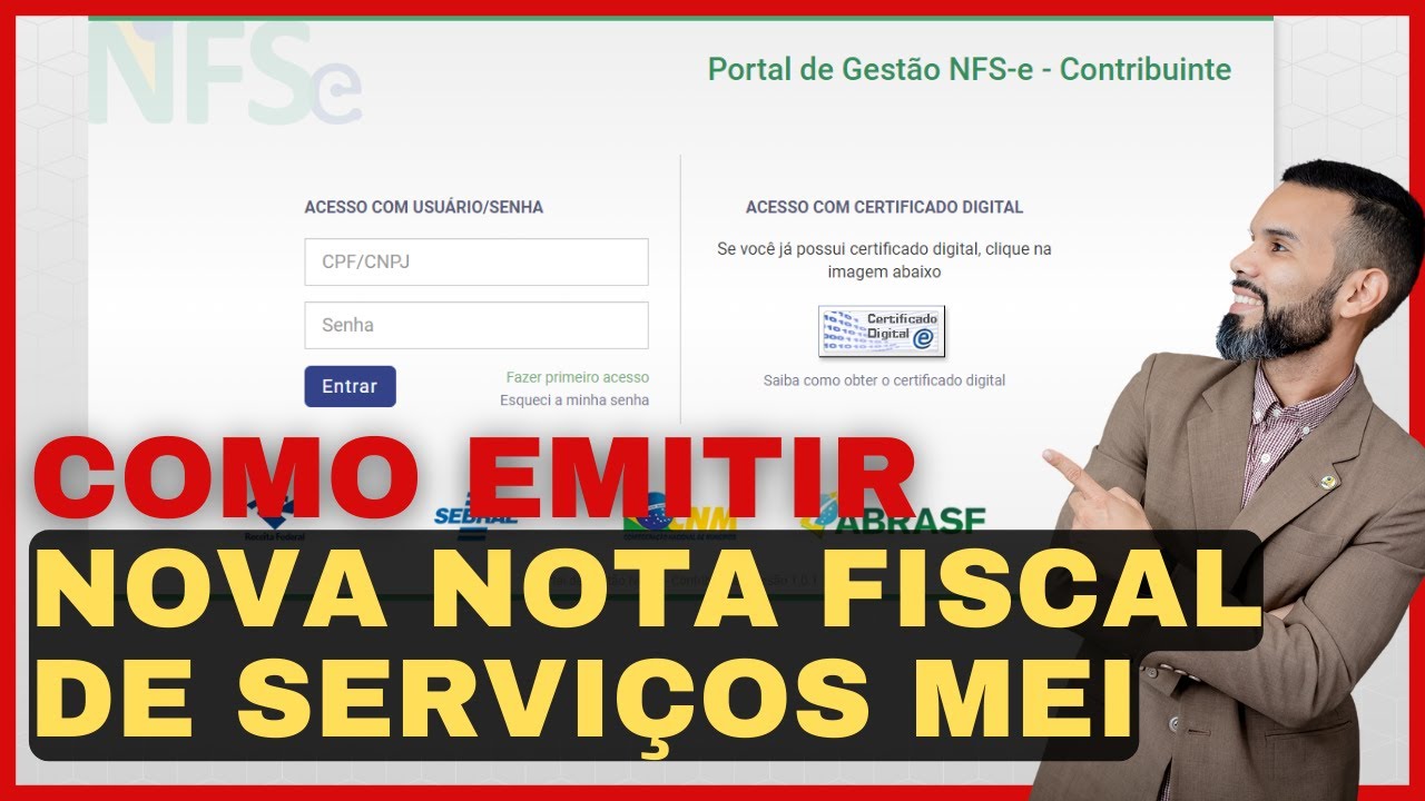 Nota Fiscal de Serviços para MEI. Como emitir nota fiscal de serviço nacional 