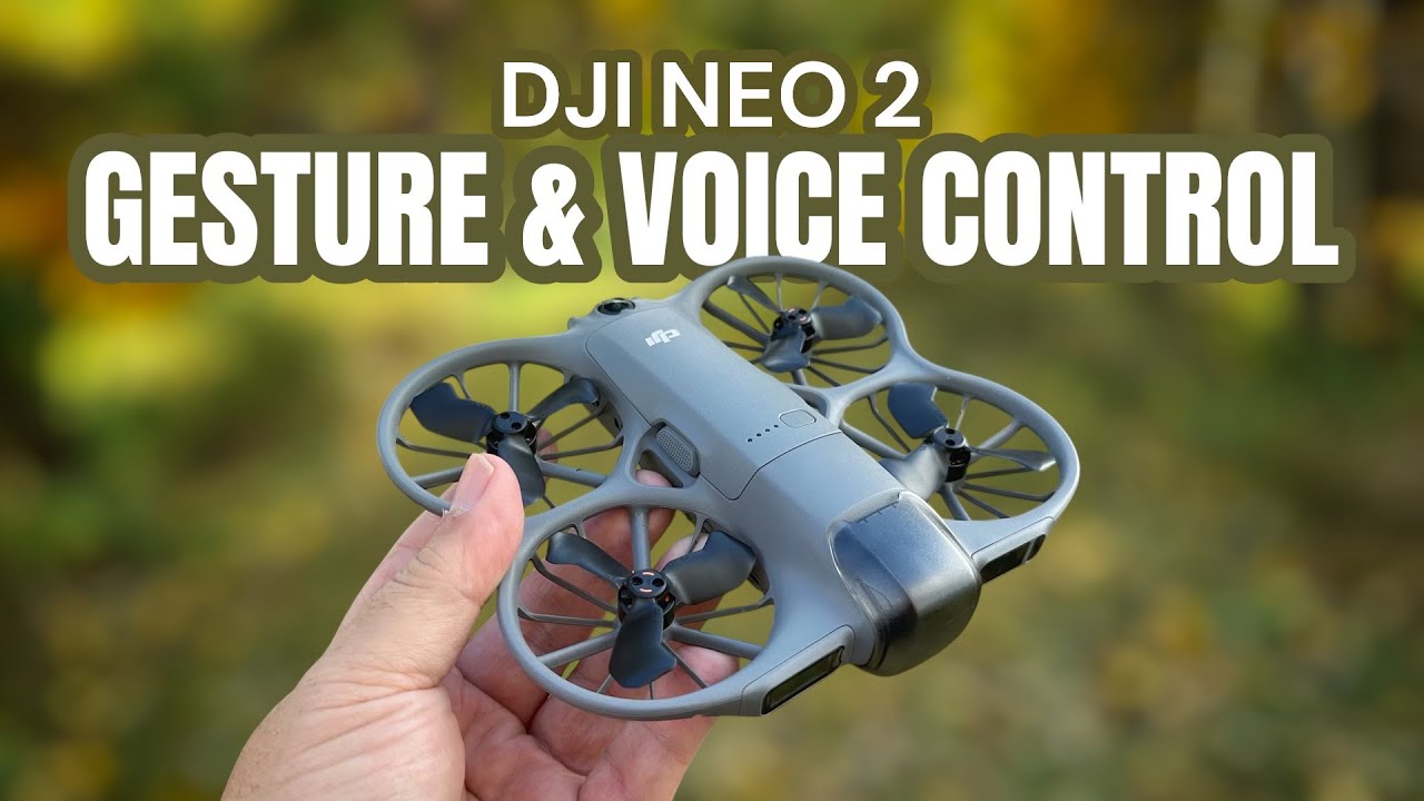 Управление жестами и голосом DJI Neo 2