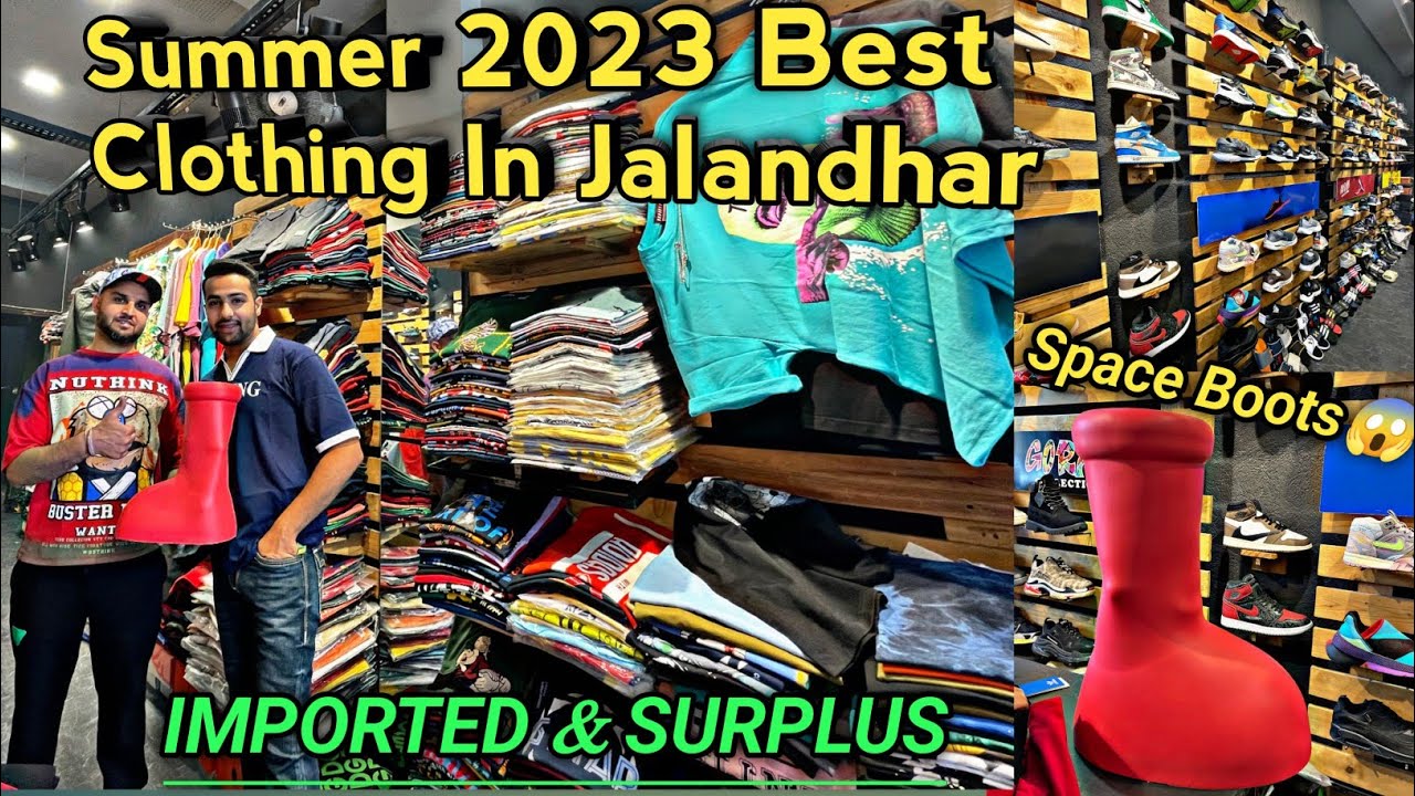 Best Imported & Surplus Clothing Jalandhar| Summer 2023 Clothing Collection |  Red space Boots 😱