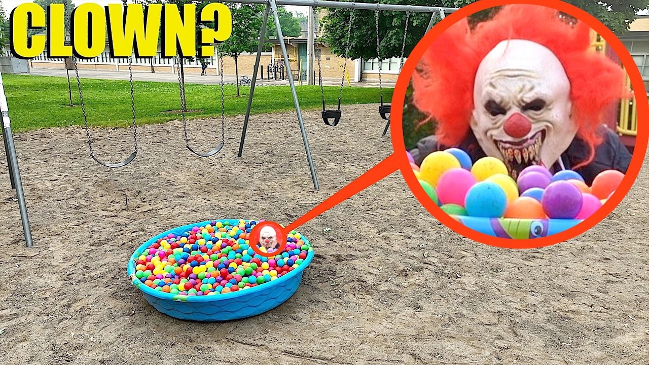 If you ever see this ball pit at this haunted park, Don't Go Inside! (Clown Inside)