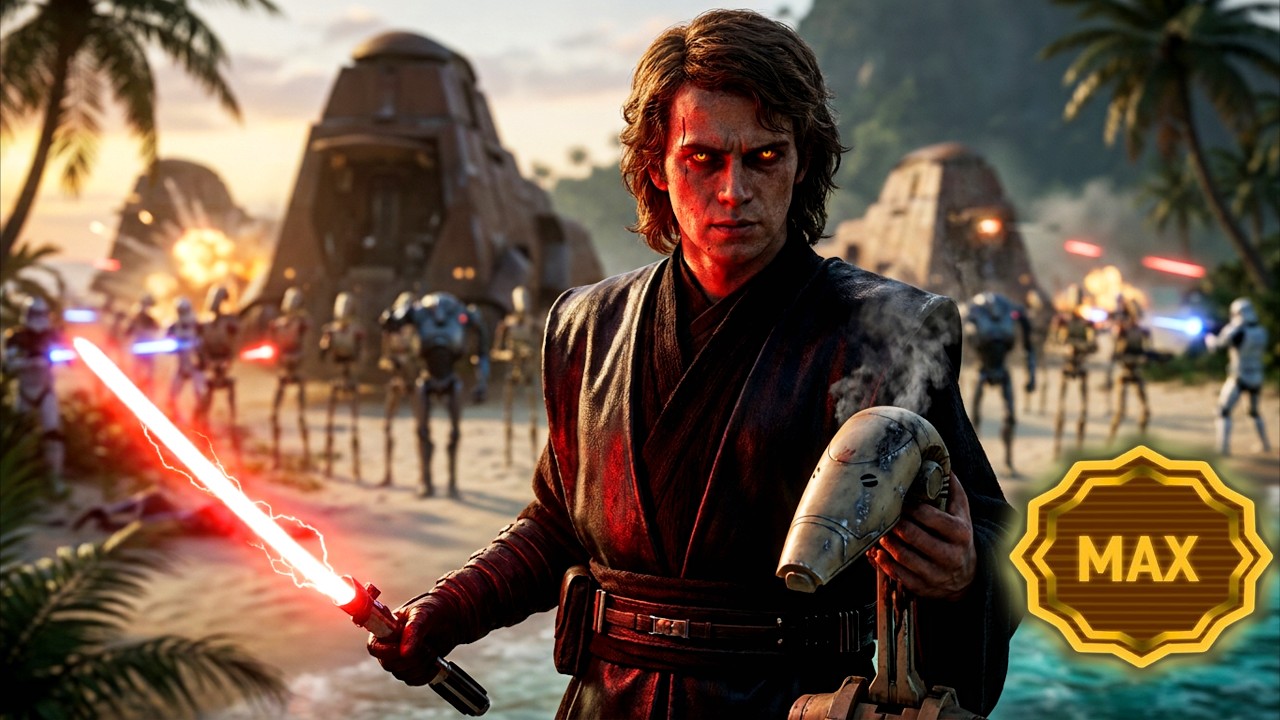 M&oacute;j NAJBARDZIEJ IMPONUJĄCY CHWILOWY MAX ANAKIN | Supremacy | Star Wars Battlefront 2