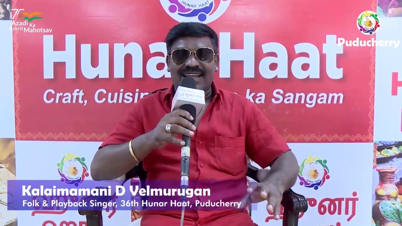 Singer Kalaimamani D Velmurugan Ji is thanking PM Narendra Modi ji
