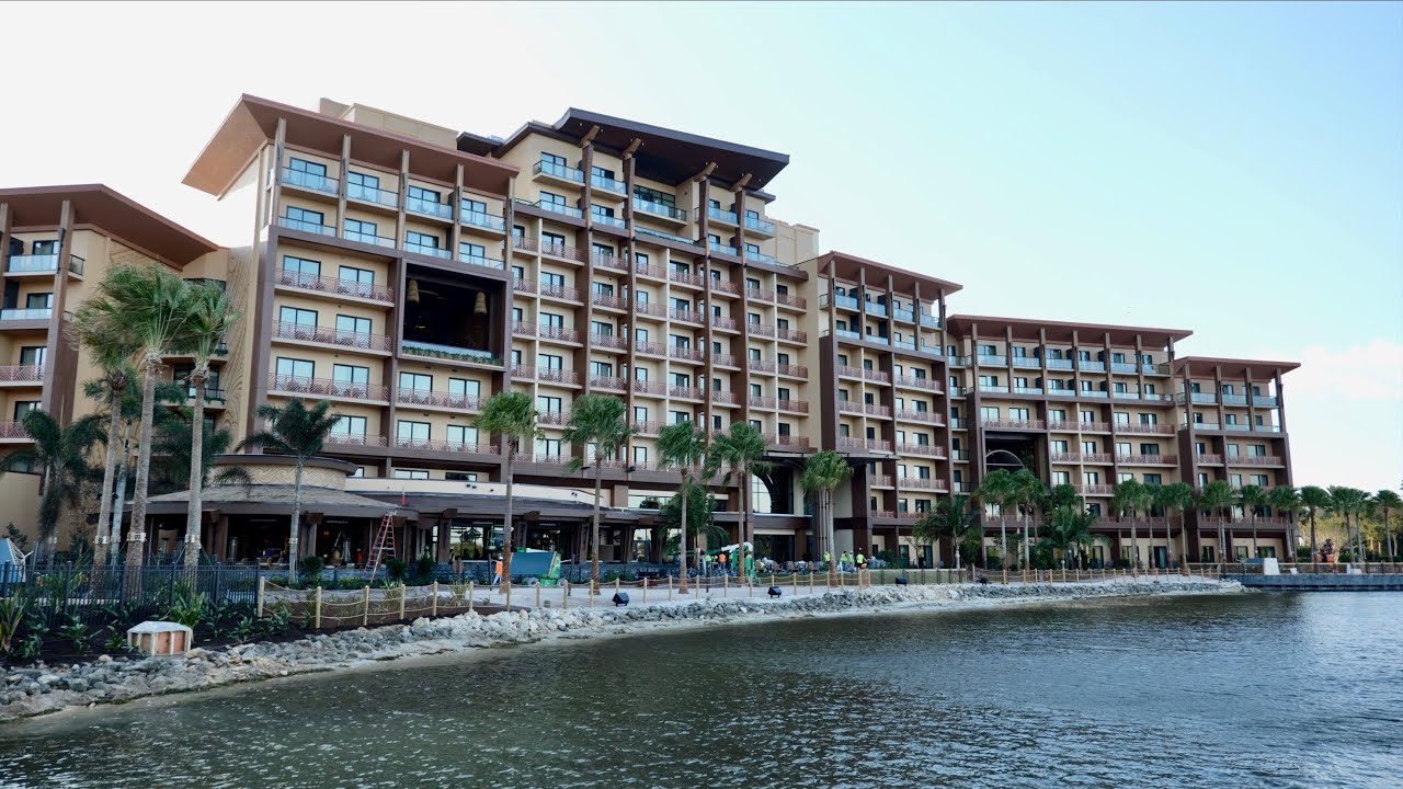 Disney's Polynesian Resort DVC Tower Construction Nears Completion - December 11th 2024 Disney World