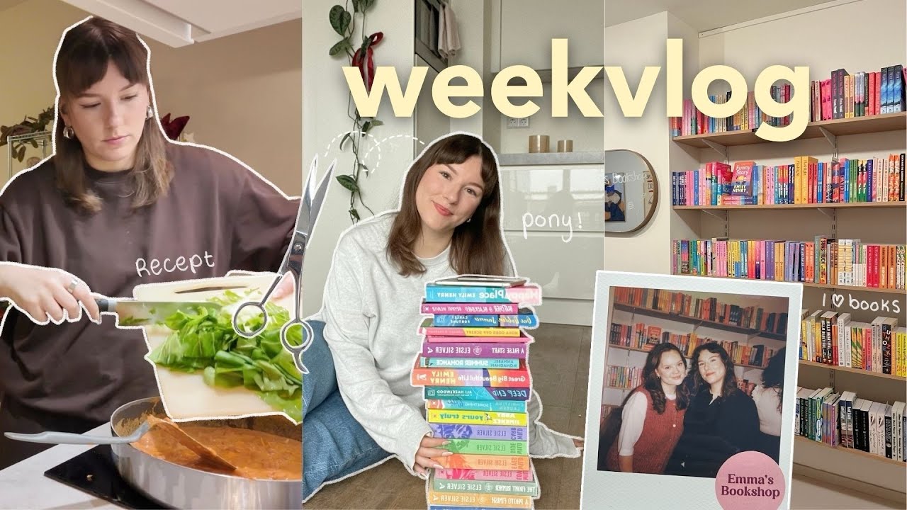 cozy weekvlog 💌 pony geknipt, droom cadeau & emma's bookshop event!