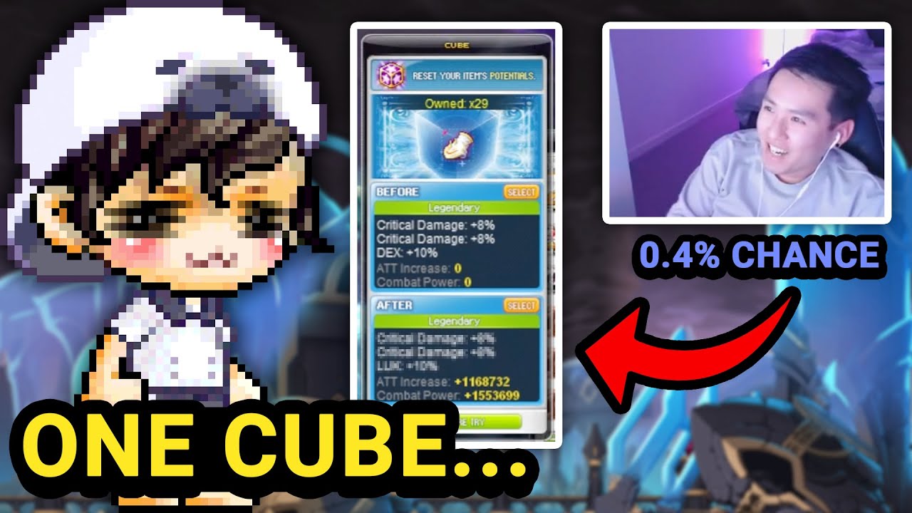 THERE IS A 0.04% CHANCE TO HIT THIS POTENTIAL... | MapleStory Weekly Clips #41