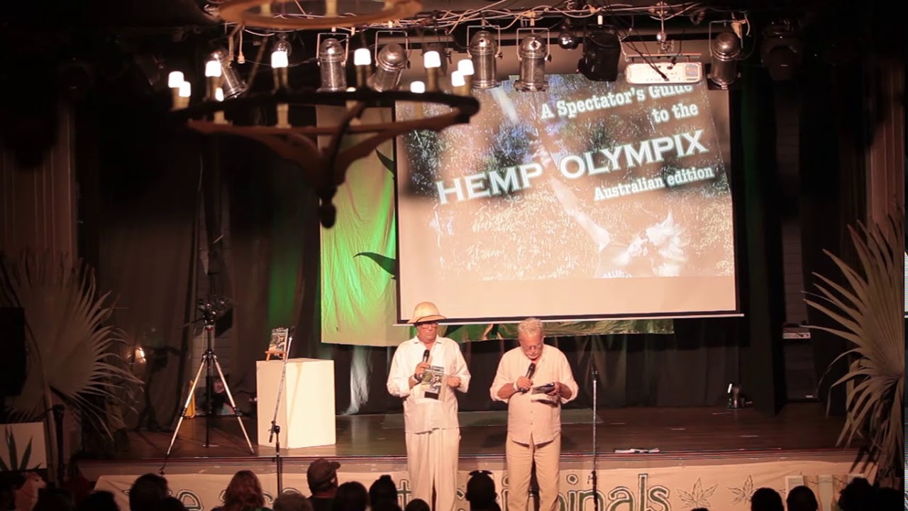 Hemp Olympix book launch, Nimbin MardiGrass 2019