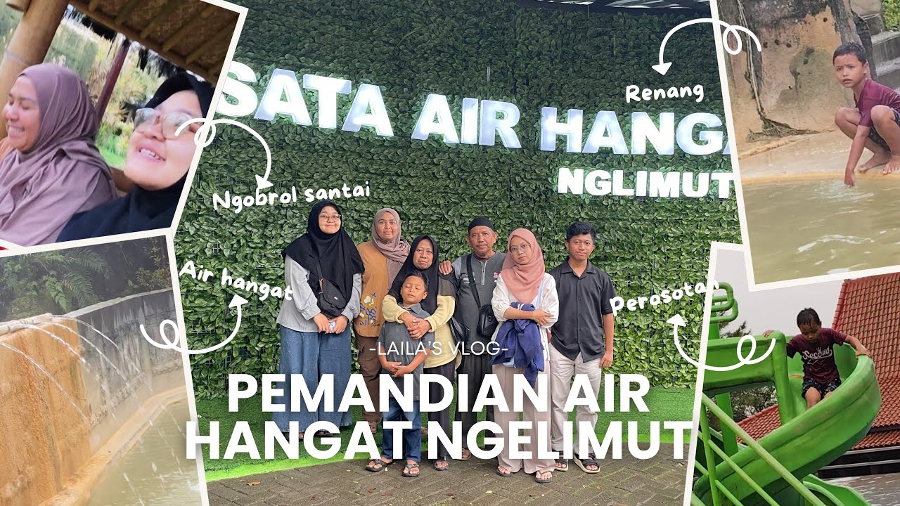 REKOMENDASI WISATA HANGAT DI PEGUNUNGAN YANG DINGIN - PEMANDIAN AIR HANGAT #ngelimut #wisatakendal 
