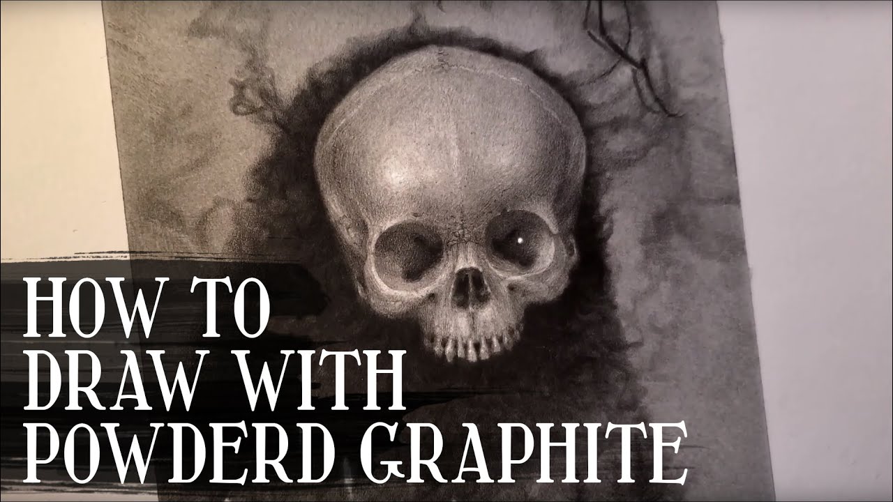 How I Draw With Powdered Graphite