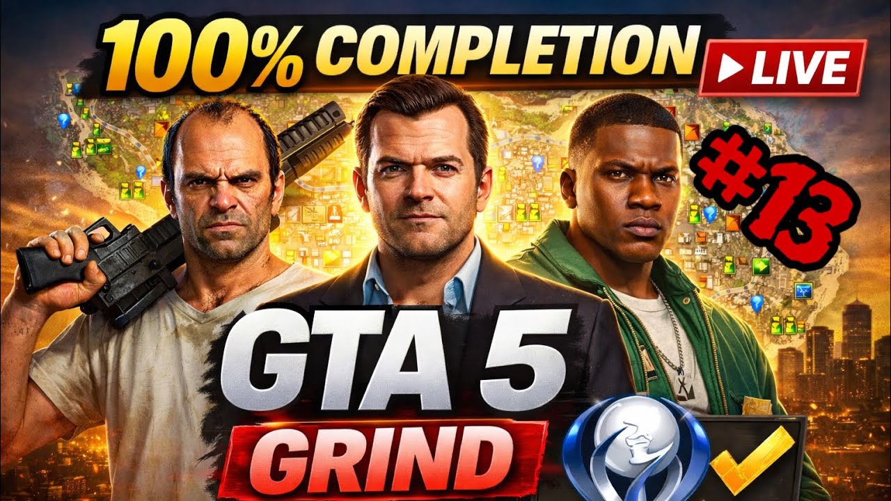 GTA V 100% THE BIG SCORE HEIST 🤑Completion Gameplay Walkthrough EP 13